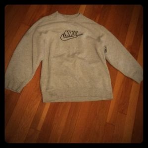 Boys Gray Nike Sweatshirt